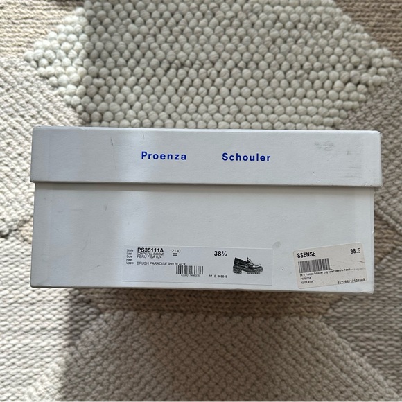 🚫 SOLD: PROENZA SCHOULER Black Lug Sole Platform Loafer - Picture 10 of 10